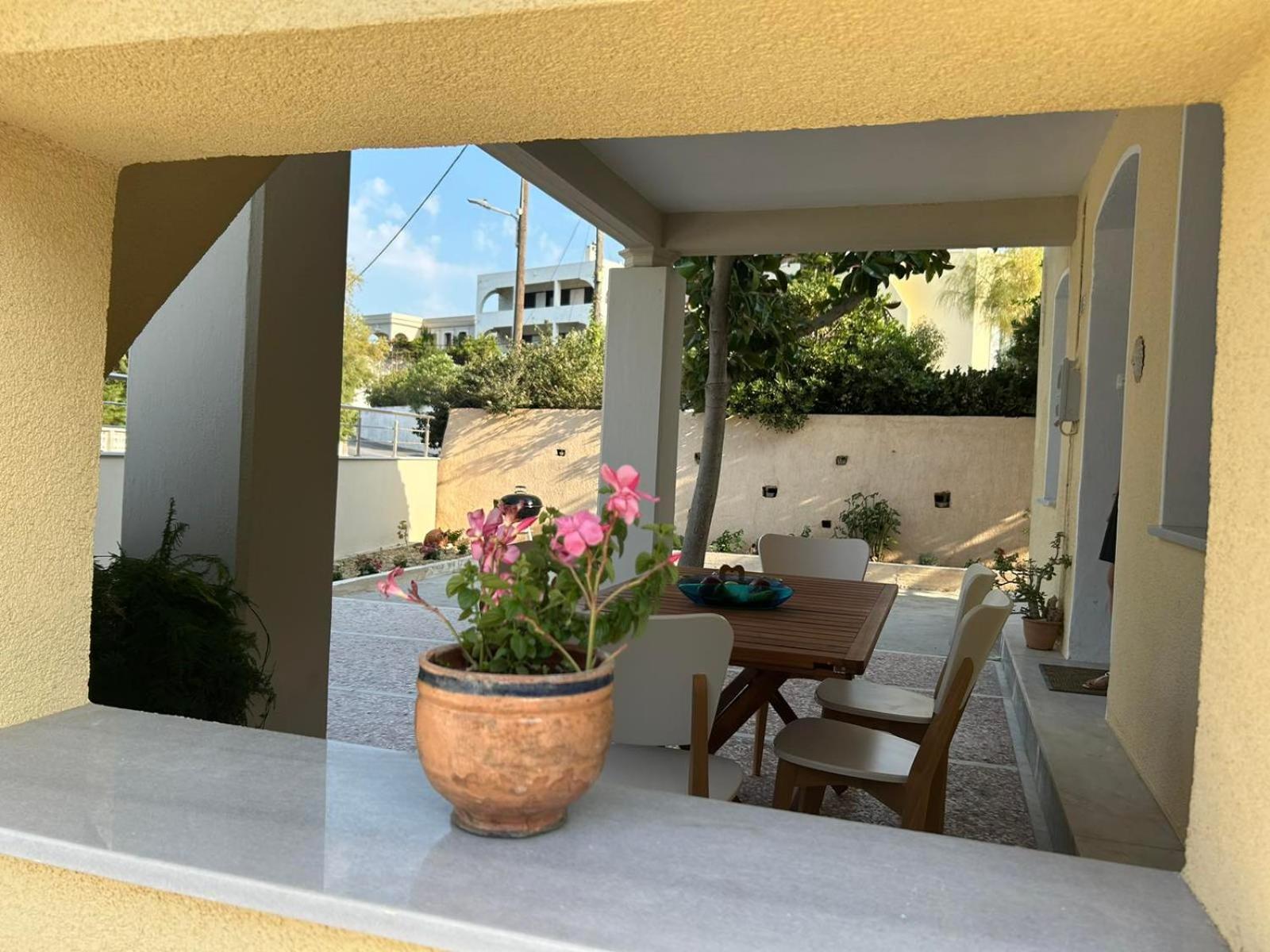 Blue Flag Award Winning Ormos Lo Beach: Home 1 Vrontádos Exterior foto