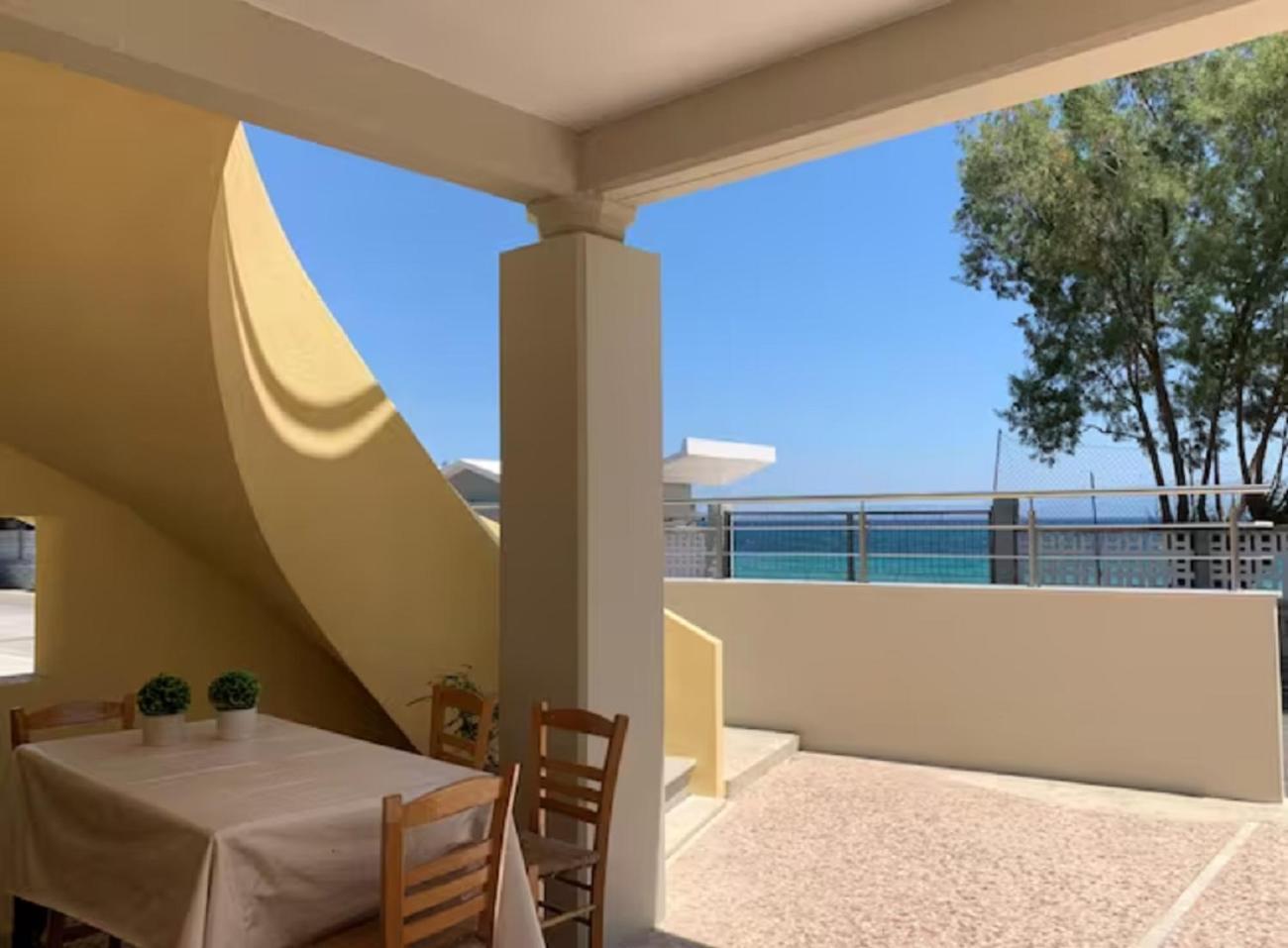 Blue Flag Award Winning Ormos Lo Beach: Home 1 Vrontádos Exterior foto