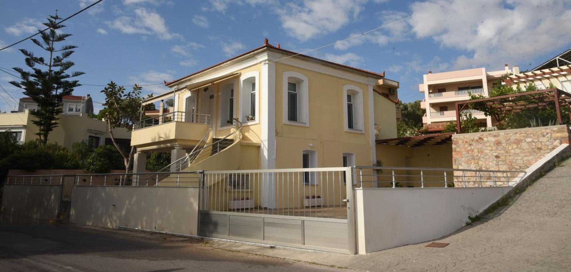 Blue Flag Award Winning Ormos Lo Beach: Home 1 Vrontádos Exterior foto